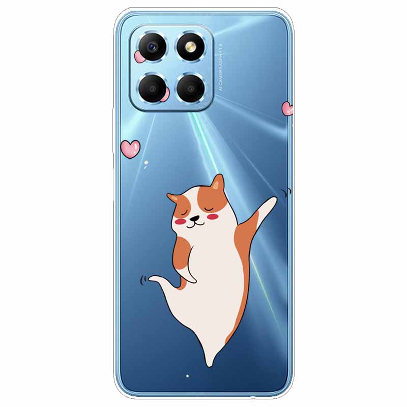 For Honor X6 Case HonorX6S Transparent Soft TPU Silicon Phone Cover For Huawei Honor X6S 2022 Case 6.5 Inche VNE-LX1 Clear Funda