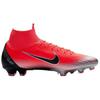 Nike Mercurial Superfly 6 Pro CR7 FG Bright Crimson Men Cleats Red Black-Chrome-Dark-Grey AJ3550-600