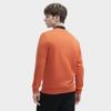 FILA Letter Logo Printed Round Neck American Style Sweatshirt Men Sweatshirt Autumn-Orange F11M349213F-OR