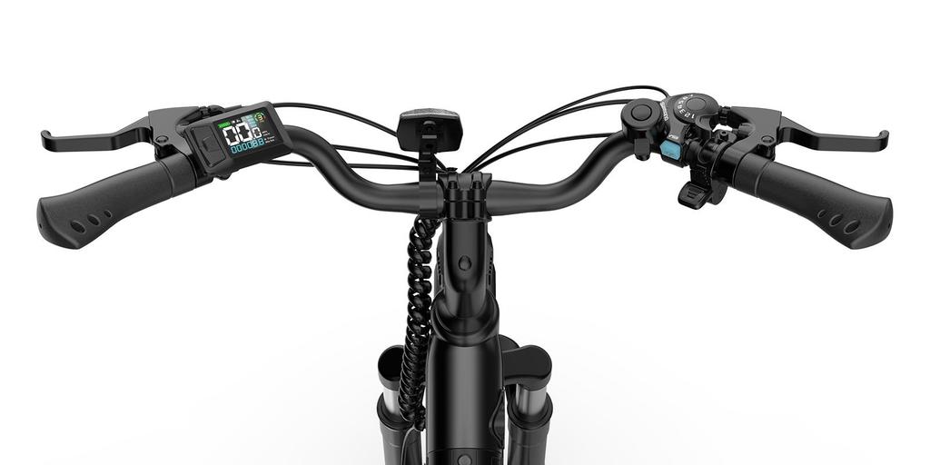 URLIFE E26 Urban Commuting E-Bike With TowSeat 36V13Ah Battery 350W Motor Eiectric Bike 26 Inch City Fat Tire Electric Bicycle