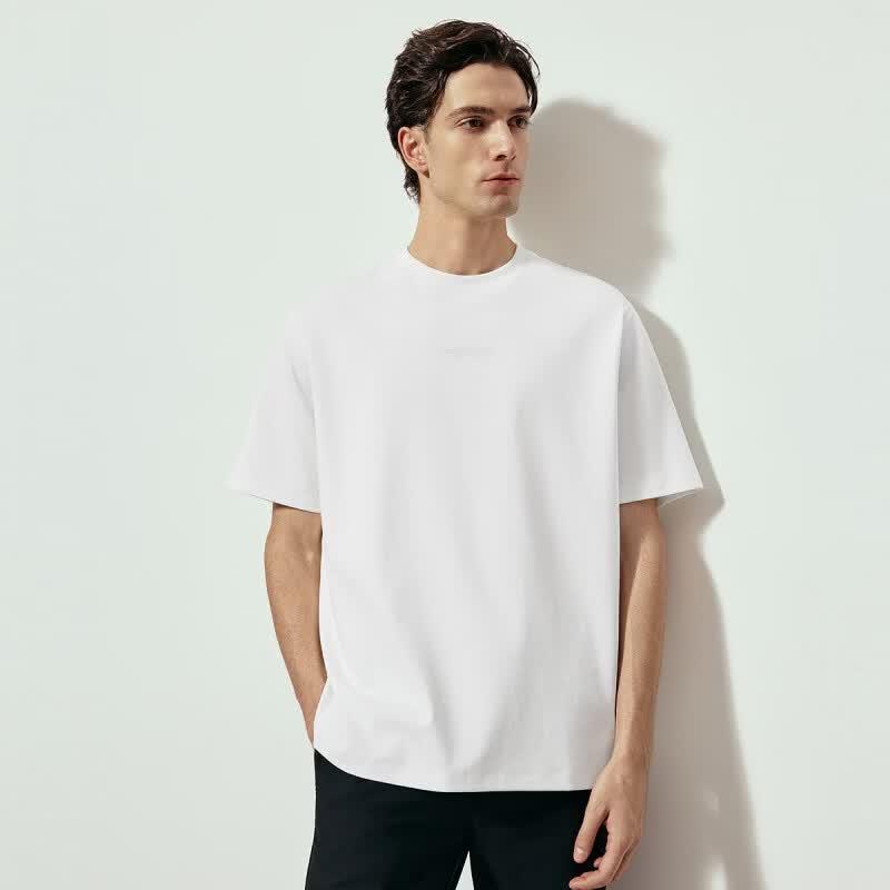 EMZ Men's Business Casual Round Neck T-Shirt 5G7506603