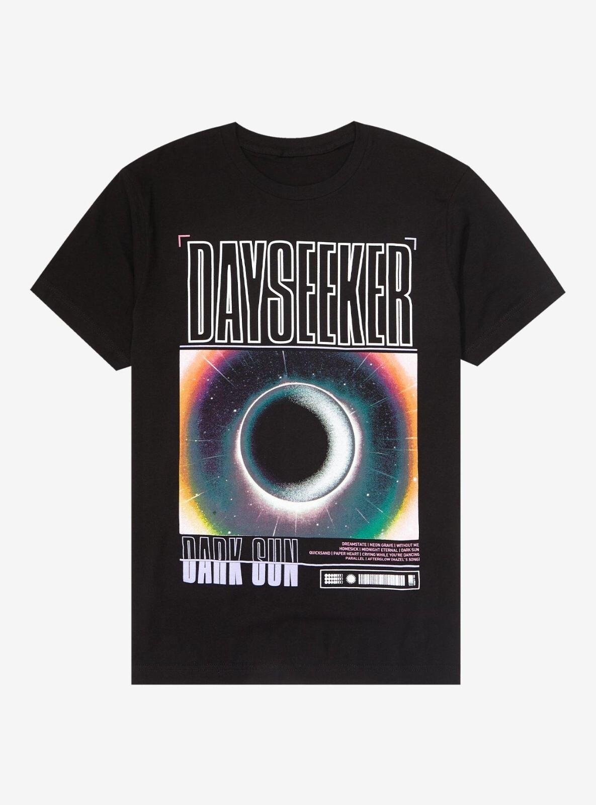 Vtg Dayseeker Band Dark Sun Album Cotton Black S-5XL Unisex Shirt BL165 S