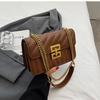 Autumn and Winter Retro Small Bag Women's New Popular Versatile Chain Messenger Bag Fashionable Shoulder Small Square Bag