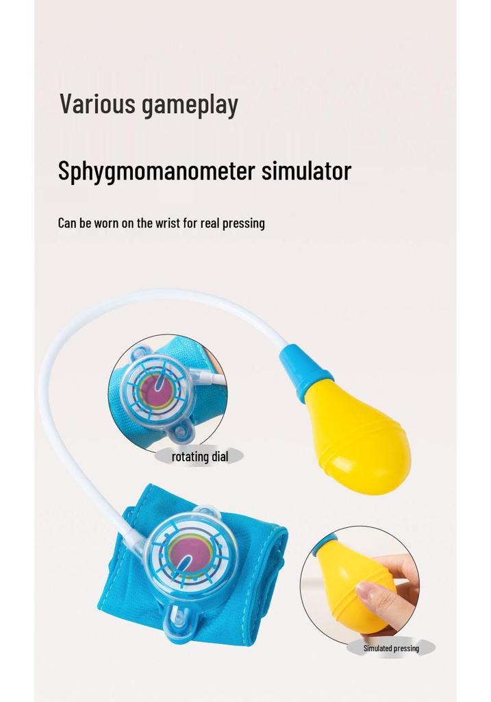 Children's Medical Playset: Doctor Role Play Stethoscope & Nurse Tools for Little Girls
