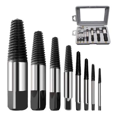 ENN LLC Screw Extractor Set (8 Pieces) - Removes Stripped Screws, Damaged Bolts, and Broken Screws.