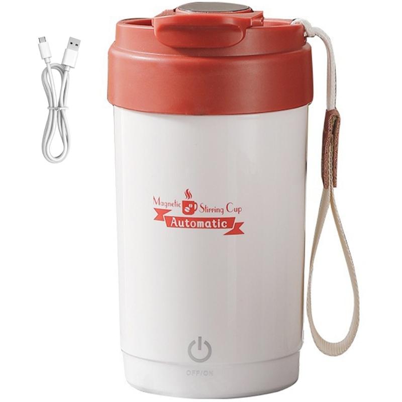 316 Nonrust Steel Auto Stirring Travel Mugs With Intelligent Temperature Monitor 300ml Capacity Leak proof Designs Home Office Use