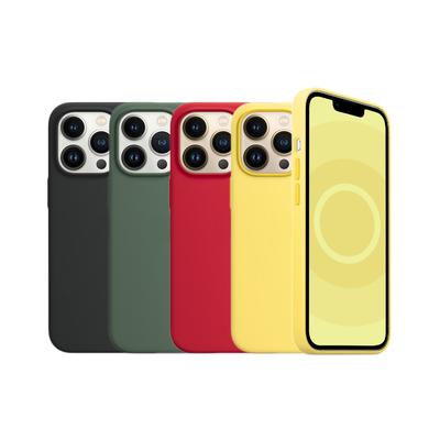 Apple Animation Magsafe Liquid Silicone Magnetic Case For iPhone 13 Pro Max Pro Case Wireless Charging Drop Protect Cover