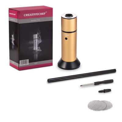 

1 Set Food Cold Smoke Generator Portable Molecular Cuisine Smoking Gun Meat Burn Smokehouse Cooking for BBQ Grill Smoker Barware