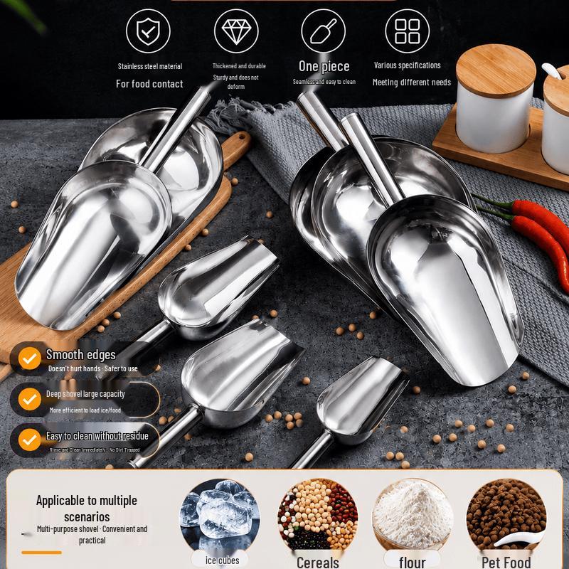 Miaoqiao Stainless Steel Multi-Purpose Food Scoop