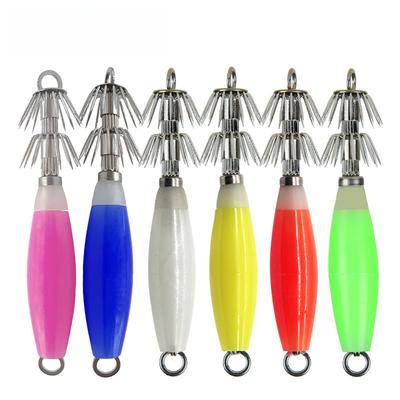 Luminous Squid Hooks Sea Fishing Octopus Hooks Shrimp Hooks Fishing Supplies 1pc