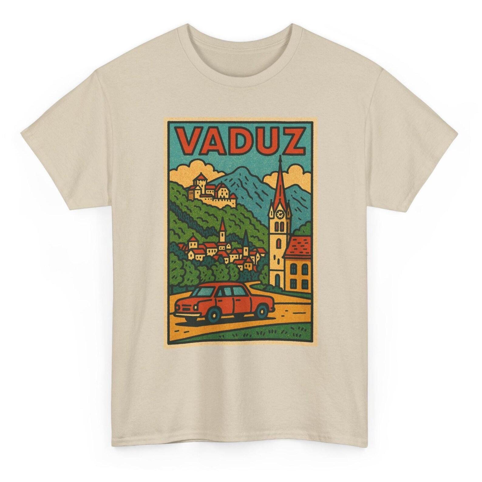 Vaduz T-Shirt Unisex: Retro Liechtenstein Tee S