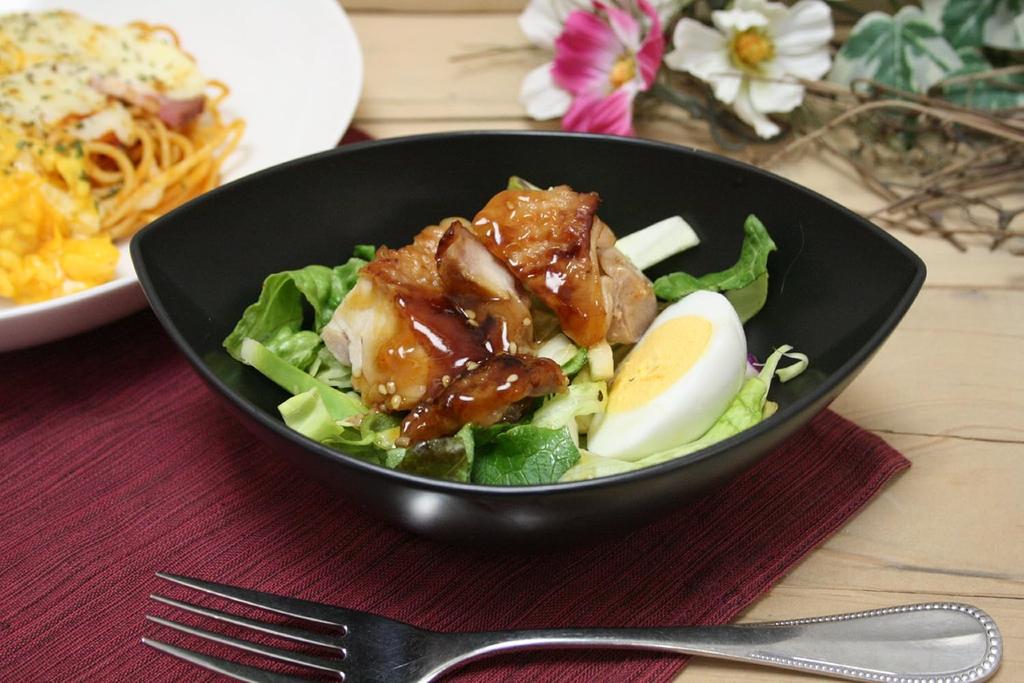 Set of 3 Matte Black Leaf 18cm x Cafe Western Made in Mino Matte ACS WEB SHOP Bowls, 13cm, Newborn, Tableware, Tableware, Porcelain, Pottery, Japan,