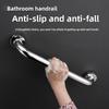 Stainless Steel Toilet Support Bar For Seniors And Disabled Non Slip Bathroom Safety Handle