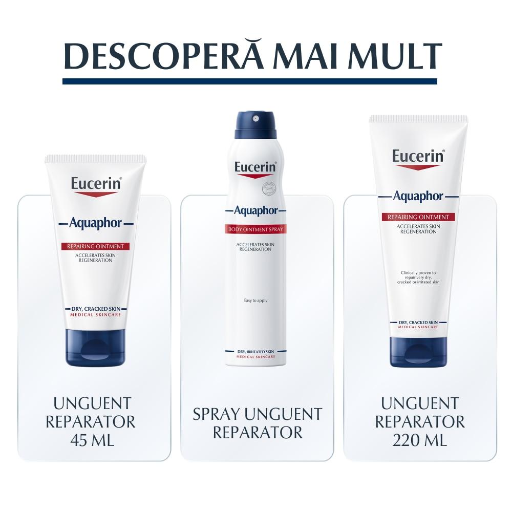 Eucerin Aquaphor Lip Balm, 10 g – Intense Hydration, Protection for Dry and Chapped Lips, Fragrance-Free Formula