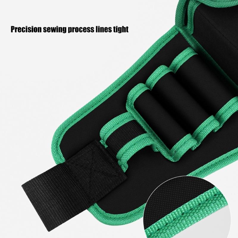 Heavy Duty Oxford Fabric Utility Belt Bag with Multiple Compartments Portable Tool Storage Bag for Tool and Accessories