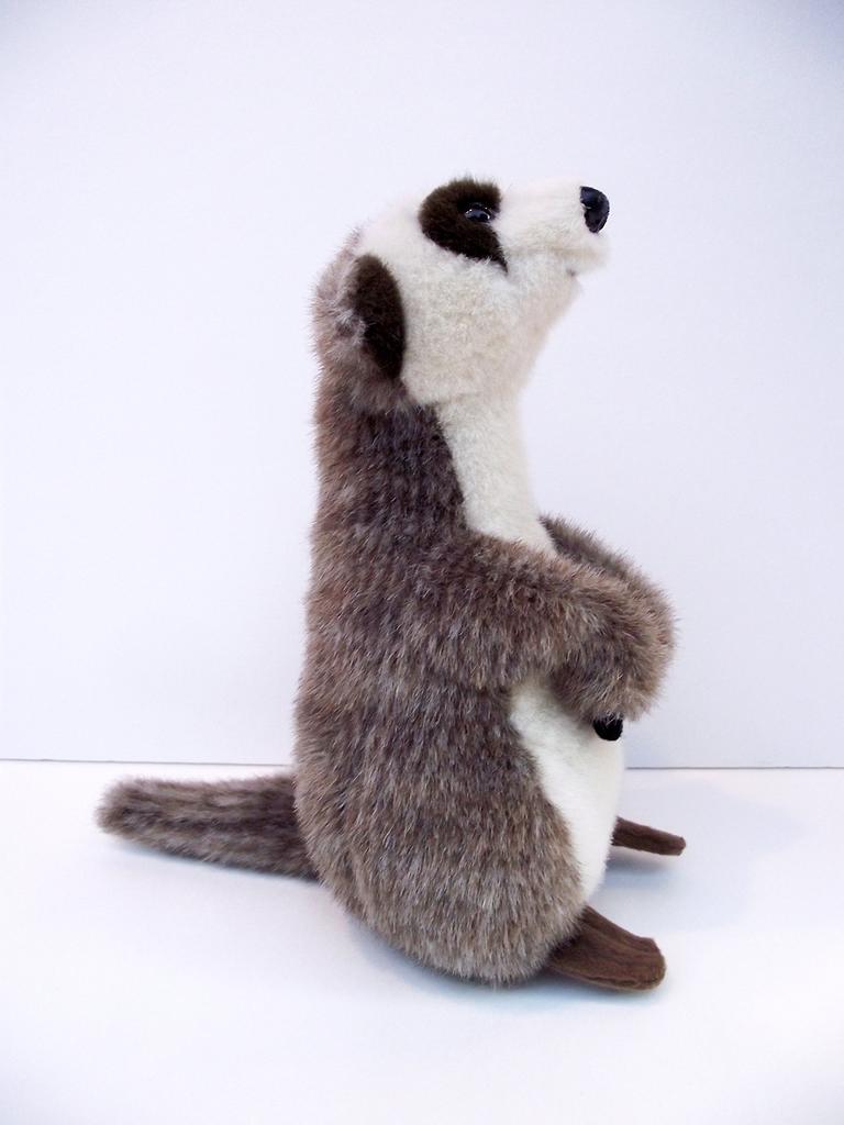 Meerkat stuffed toy, height 24cm