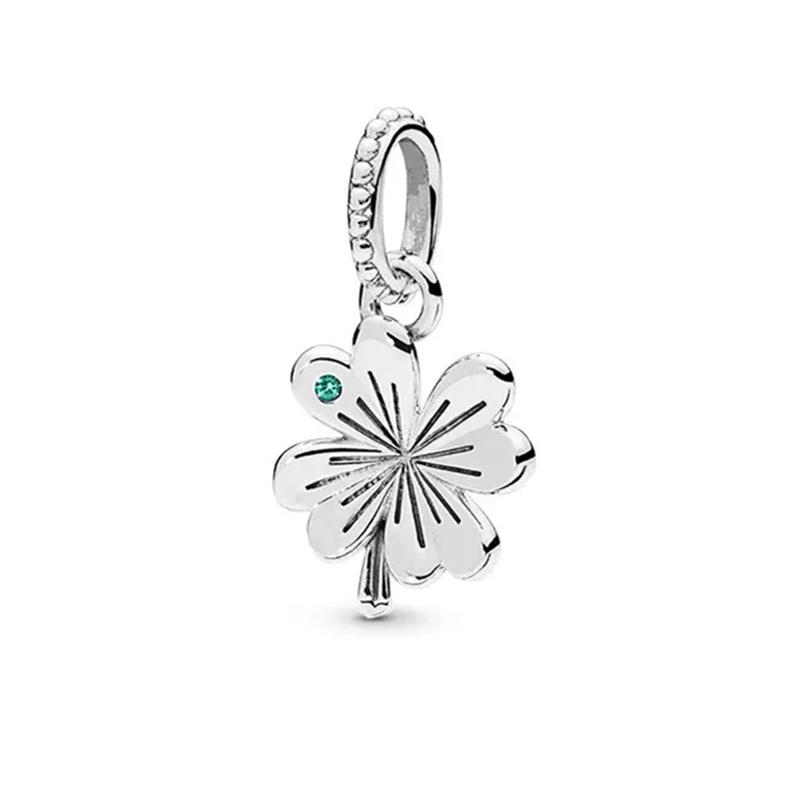 New Sparking Heart Clip Star Charm Beads Dangle Snake Fit Bracelet Necklace Beads For Diy Jewelry Women Gift