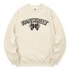 KAN6312 Kmc0172 Lettering Tiger Fleece-Lined Sweatshirt Cream