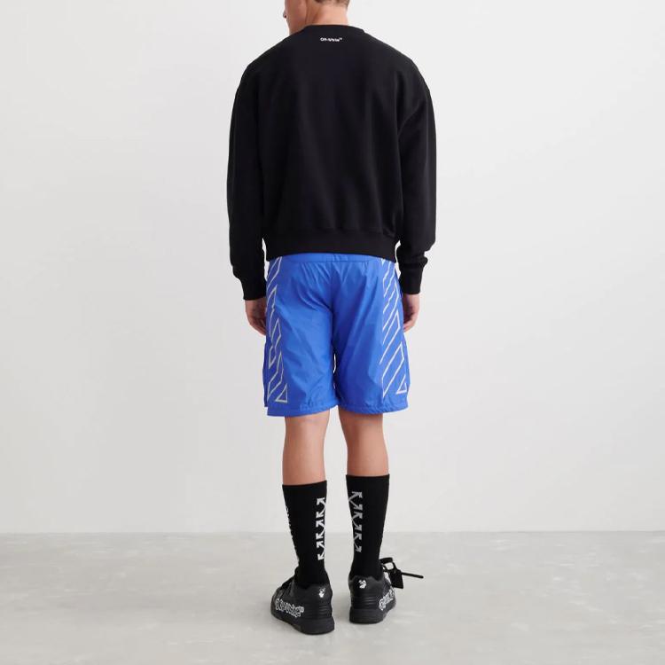 Off-White Monalisa Over Crewneck Black Men Tops OMBA058C99FLE0031045