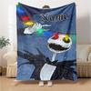 Custom Name Animal Adventure Ride blanket for Couch & Bed, Plush Cozy Fuzzy Blanket Super Soft & Warm Blankets for Fall and Winter. 0908167
