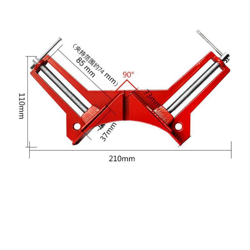 

Прямоугольный зажим Многофункциональный 90-градусный угловой зажим, Держатель для фоторамки, Держатель для стекла, Ручные инструменты для деревообработки своими руками Pack of 1