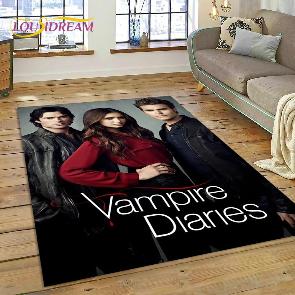 The Vampire Diaries Damon Salvatore Carpet Rug for Bedroom Living Room Home Sofa Decoration,Children Game Large Decor Floor Mat