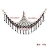 Triangle Toy Net Plush Toy Storage Corner Hanging Cotton Rope Hand-woven Toy Hammock