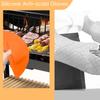 2PACK Silicone BBQ Grill Mitts Heat Resistant Oven Mitts Heat Resistant Gloves  Smoking