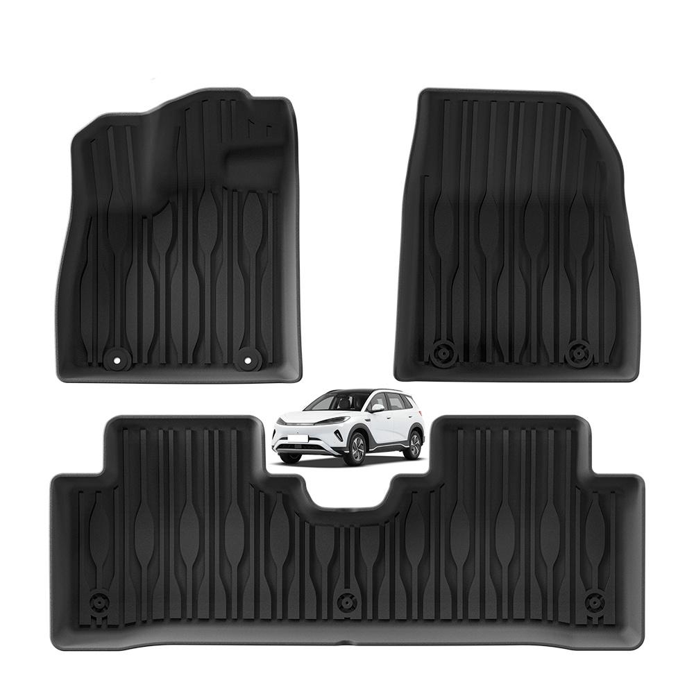 Left Drive for BYD Sealion 05 EV LHD 2025 2026 Car Floor Mats Cargo Liner Trunk Mat TPE 3D Foot Pad All Weather Black
