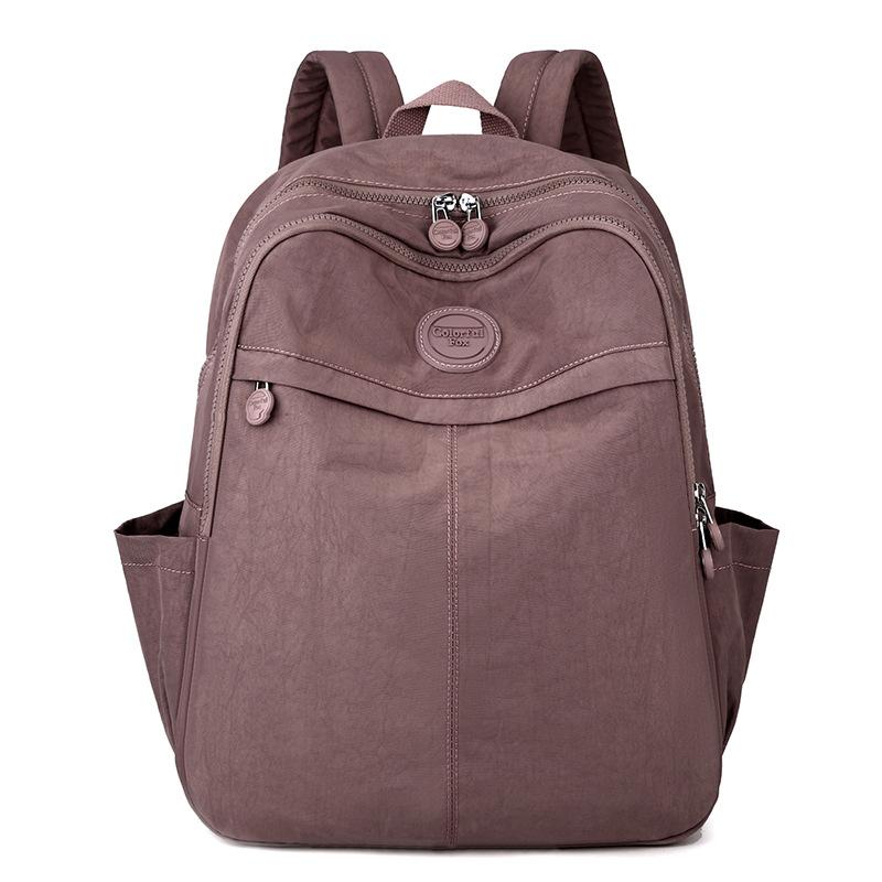 Nový velkokapacitní batoh Dámská korejská verze Batoh na počítač taška proti stříkající vodě