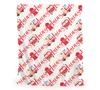 Red Cartoon Fire Truck Car Throw Blanket Fire Fighting Equipment Fire Extinguisher Flannel Blankets for Boys Girls Birthday Gift