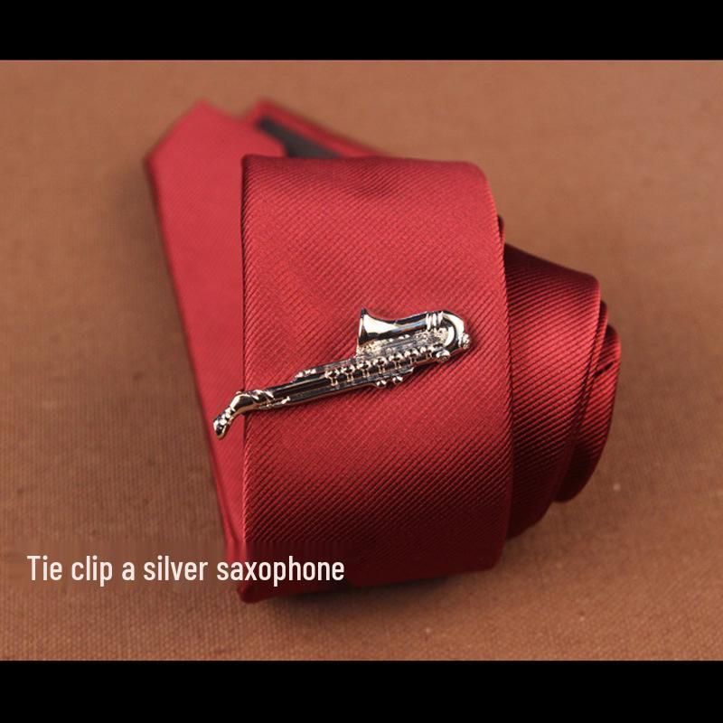 Herren Krawattenklammer - Schnurrbart, Schwarze Feder & Anker Designs verfügbar