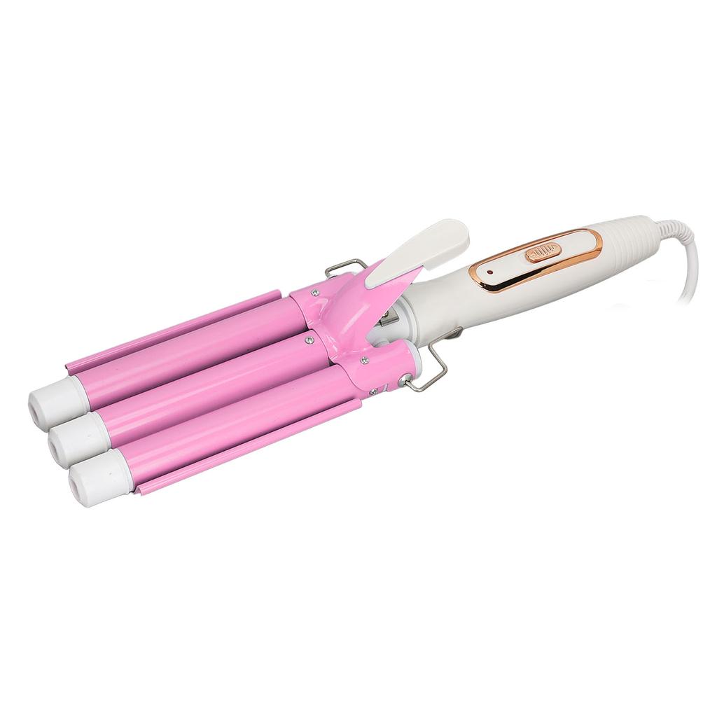 Barrel Wand Curling Iron 3 Barrel Heat Up Quickly Curling Wand 100‑240V for Home Salon
