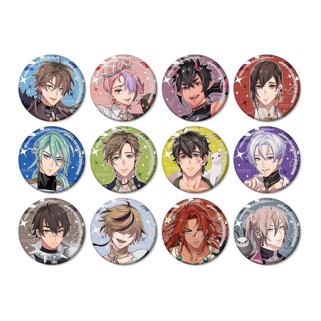 NU Carnival Trading Glitter Badges Box of 12