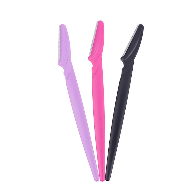 40Pcs Eyebrow Trimmer Makeup Beauty Tools Safe Eye Brow Razor Face Body Hair Removal Shaver Blades Woman Eyebrows Shaping Knife