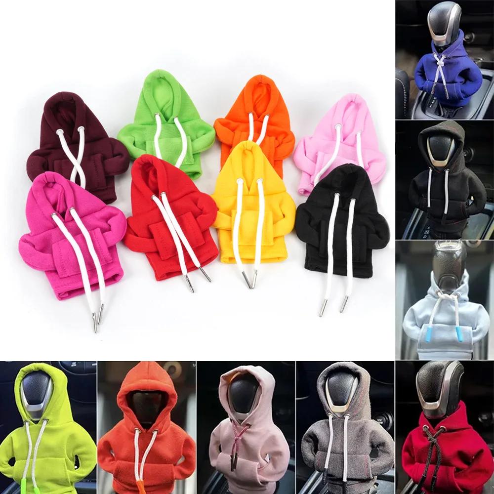 Universal Gear Shift Hoodie Cover Shift Cover Gear Handle Decoration Fits Manual Automatic Car Shift Lever Interior Decor Casual