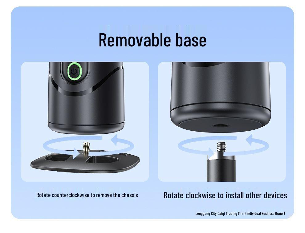 360°-Gesichtsverfolgungsgimbal: Intelligenter Anti-Wackel-Stabilisator für Mobiltelefone & Live-Streaming