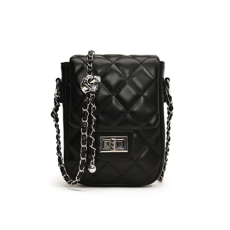 Ielgy Summer Messenger Bag Trendy High-End Diamond Chain Mobile Phone Bag