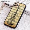 Musical Notes Violin Classical Phone Case For iPhone 17 Air 16 15 14 Plus 12 13 Pro Max Shell Cover Coque