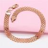 585 Purple Gold Wide Version Lace Classic European Temperament High-End Fashion Rose Gold Plated Jewelry
