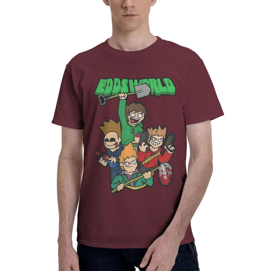 Anime Eddsworld TV Series 100 Cotton Casual Breathable Confortable Vintage New Gifts And TShirts Funny Shirt