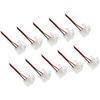 10Pcs No Soldering 2Pin Power Wire Connector LED Strips Lights Connector Splice Clip LED Strip Accessories Connectors