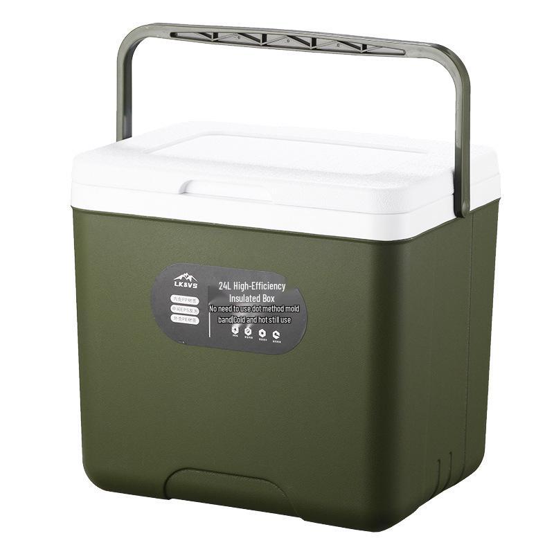 Portable Insulated Car Refrigerator for Camping and Fishing