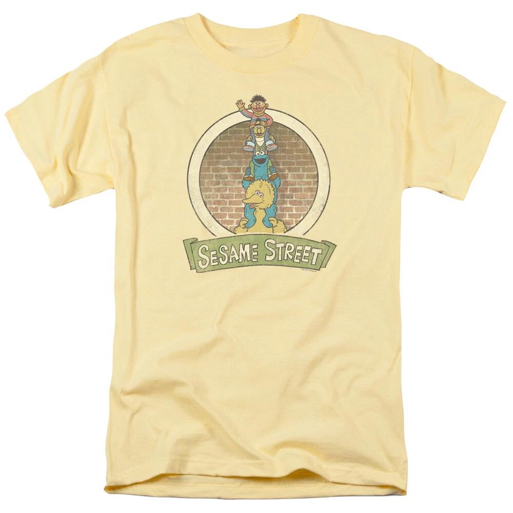 Sesame Street  Stacked Group  T-Shirt 2XL