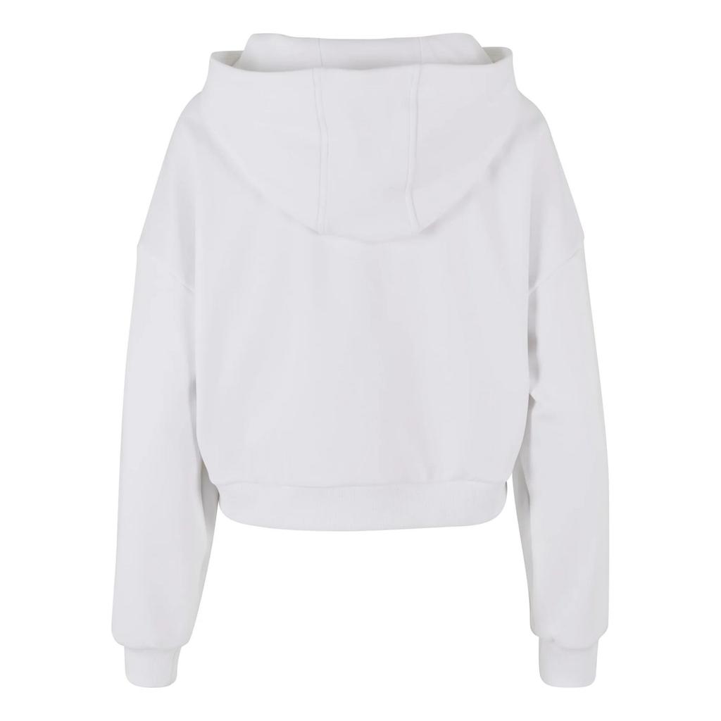 Urban Classics Womens/Ladies Cozy Zip Cropped Hoodie