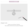 BAMOER 925 Sterling Silver Bead Cute Puppy Charm Pink Heart Shape Pendant Fit Origional Bracelet Jewelry Gift for Girl