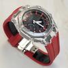 CASIO Men Liquid Crystal/Analog Dual Display Series 44mm Black Watch GA-2100-1A-
