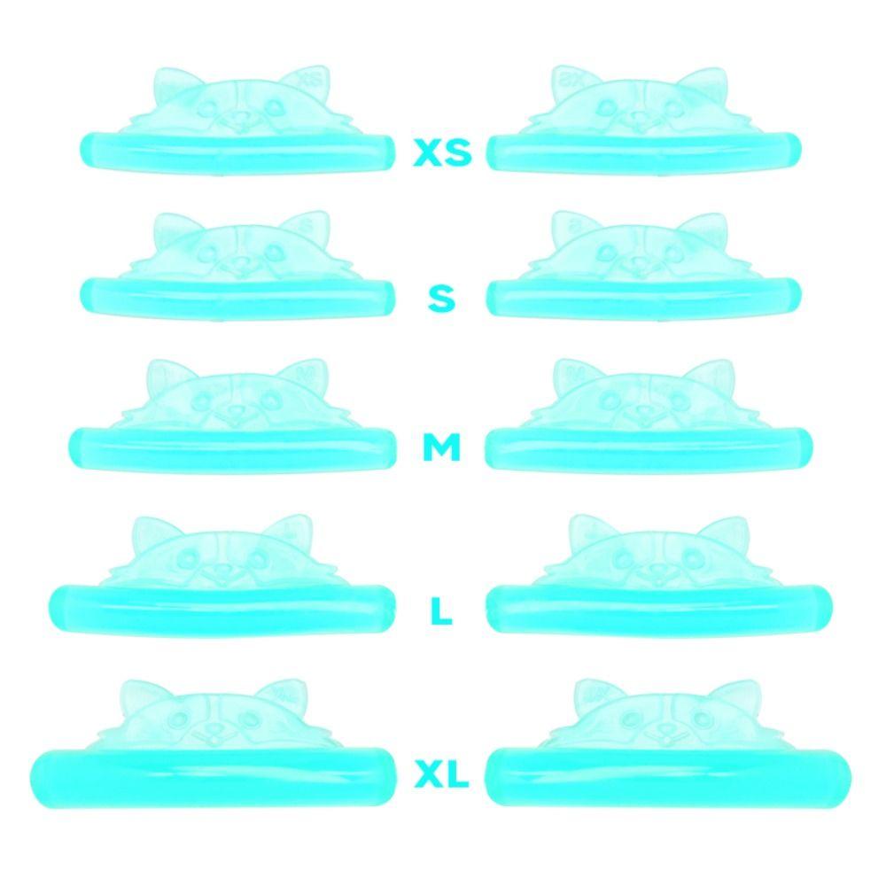 

5 пар багаторазових стрижнів для завивки вій у формі кота Lash Lift Perm Pad Вії для завивки бігуді для жінок зелений