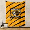 Hull City AFC Logo Tiger Stripes Yellow Black Patterned Tapestry for Bedroom and Living Room Home Decor Sofas