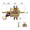 12V/24V Electric Fuel Pump: Low Voltage Universal Diesel/Gasoline HEP-02A for Car & Motorcycle Modification Fuel Transfer Pump